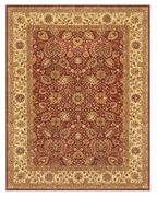 Rugstudio Amber 21606 Cranberry Ivory Area Rug| Size| 2' 3'' X 8' Runner 