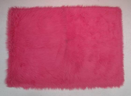 Fun Rugs Flokati Hot Pink FLK-003 Hot Pink Area Rug Last Chance| Size| 31 x 47 