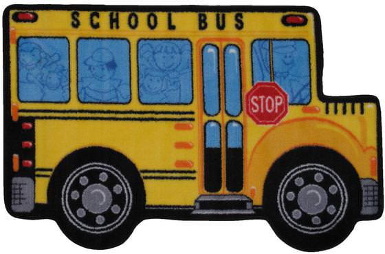 Fun Rugs Fun Time Shape School Bus FTS-142 Multi Area Rug| Size| 31 x 47 