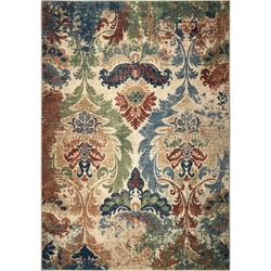 Palmetto Living Alexandria 4518 Distressed Hearst White Area Rug| Size| 23 x 8 Runner 