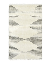 Luxor Lane Knotted Ber-S3209 Ivory Area Rug| Size| 5 x 8 